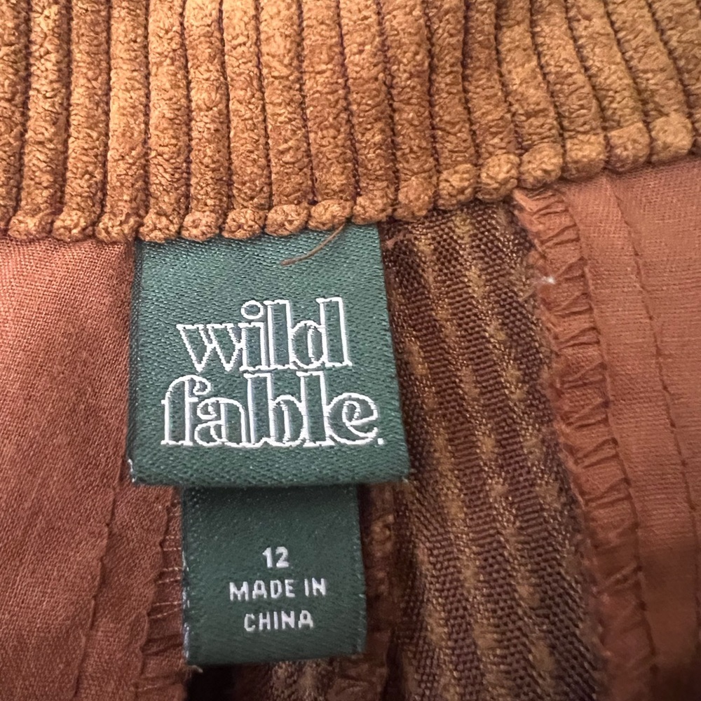 Women’s Brown Corduroy Pants - Picture 5 of 6